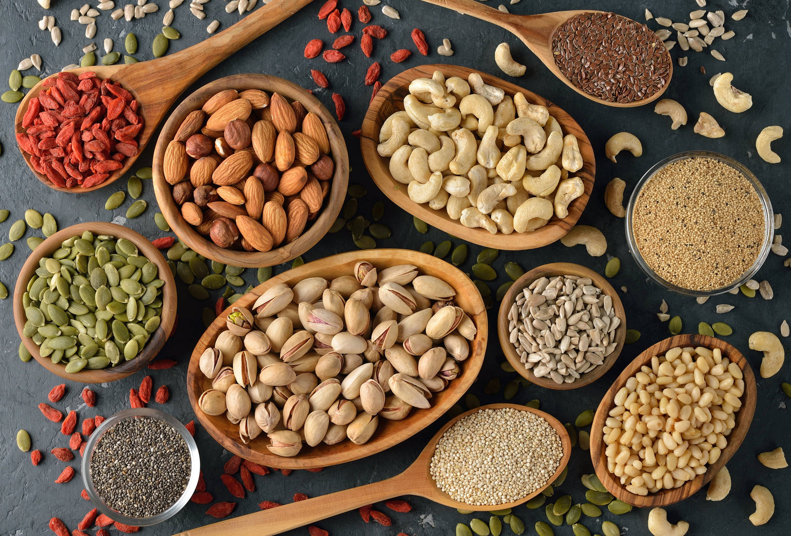Types-of-Nuts-and-Seeds-and-their-Health-Benefits NY Spice Shop